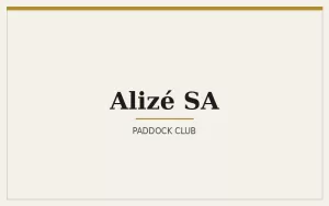 Alizé SA