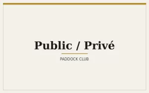 Public / Privé